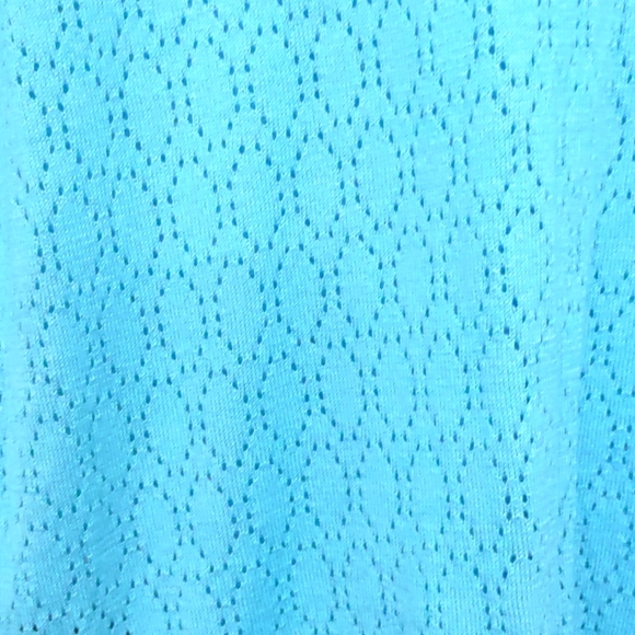 August Silk Blue Sweater Size L - Picture 3 of 6